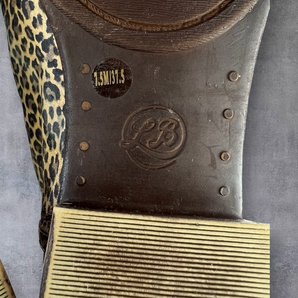 Lucky brand Women’s LK-Bashina 2 Sophia Leopard Animal Print Ankle Boots Sz 7.5M - Picture 9 of 10